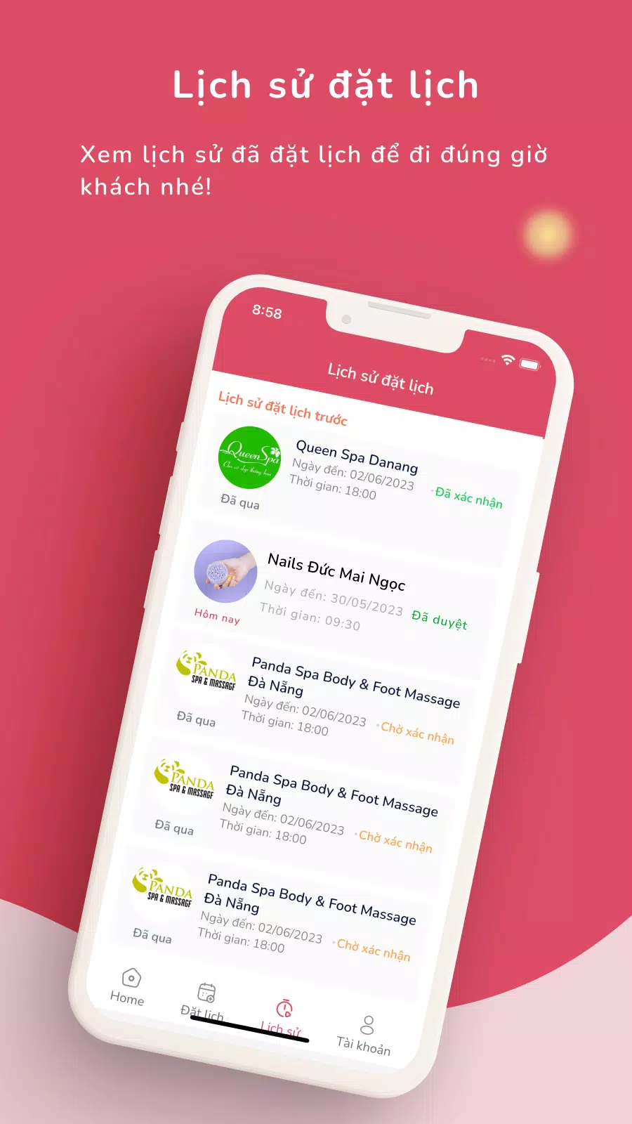 HiYou - Đặt lịch làm đẹp 스크린샷 4