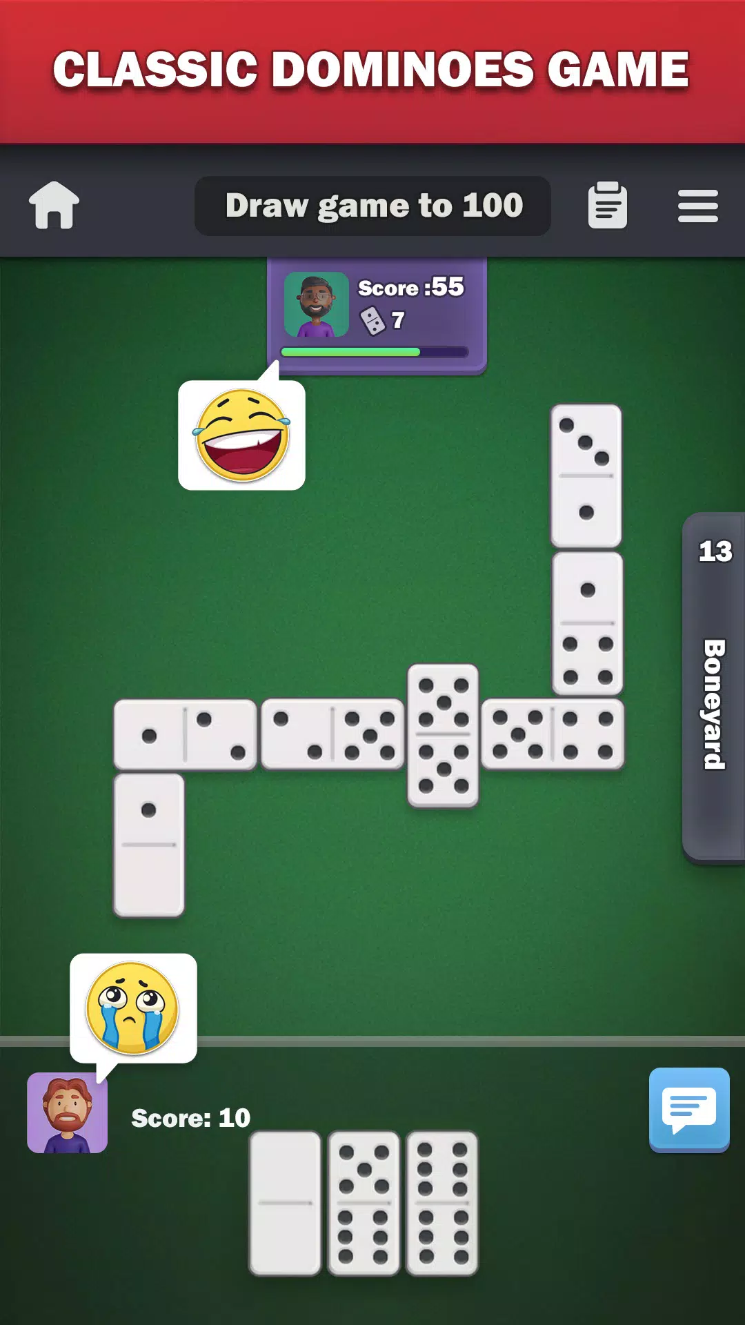 Dominoes online - play Domino! Captura de pantalla 1