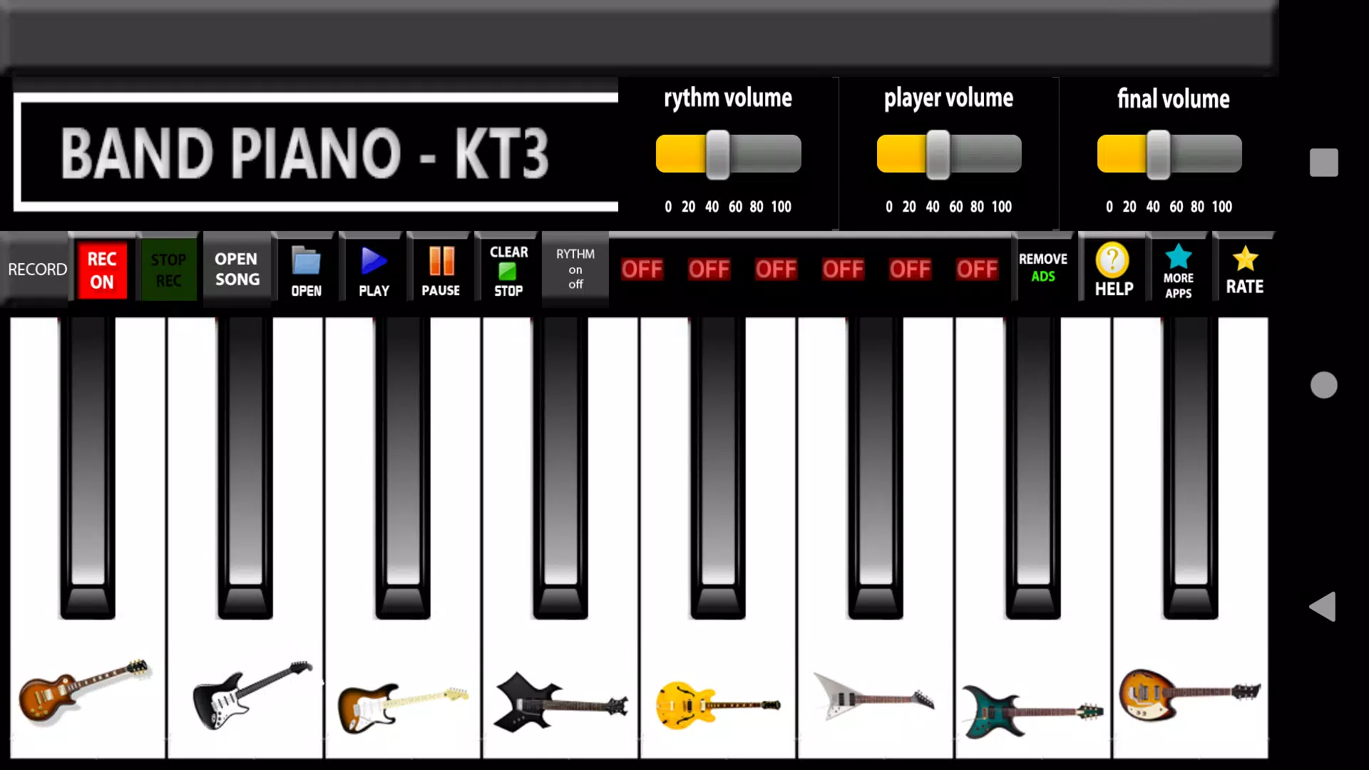 Band piano Captura de tela 3