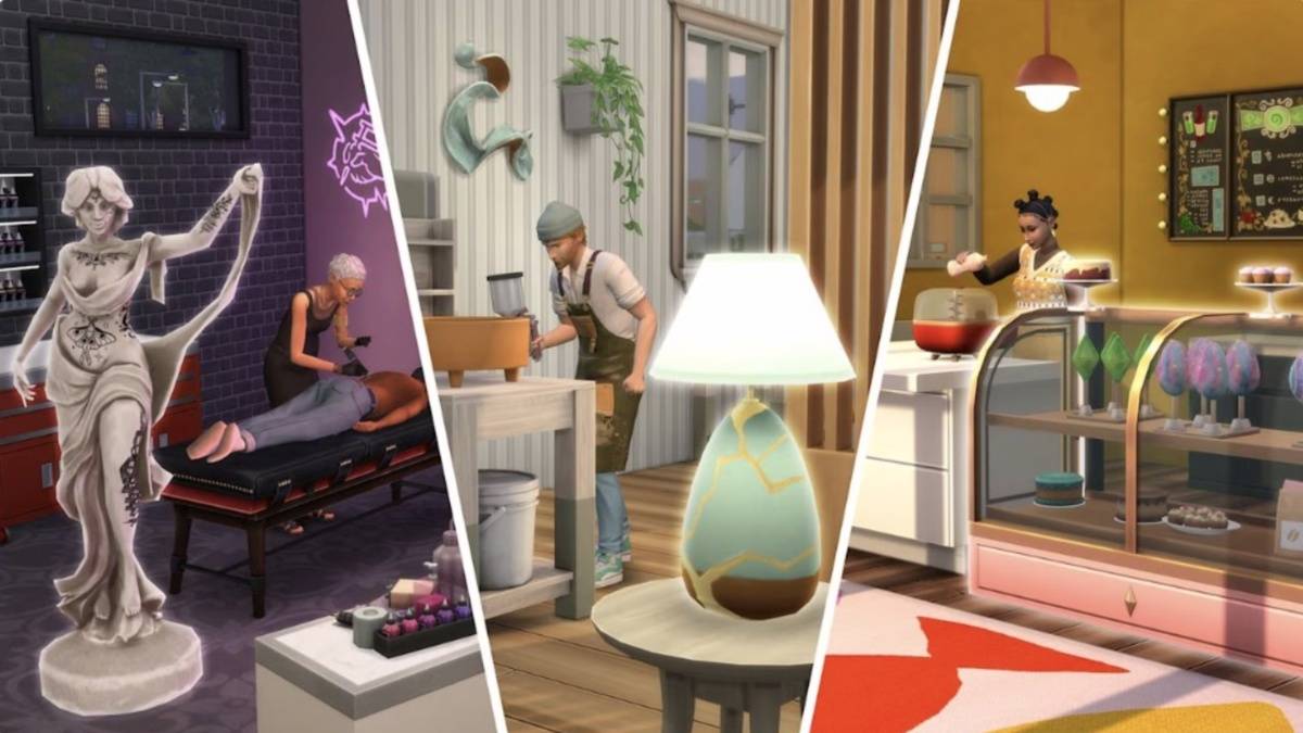 Sims 4ビジネスと趣味の陶器のスキル