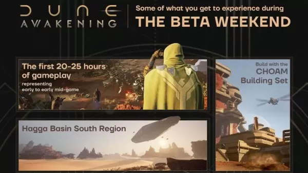 Dune: Awakening beta test schedule