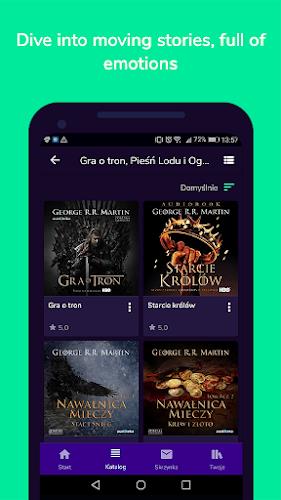 Audioteka: Audiobooks& Podcasts ဖန်သားပြင်ဓာတ်ပုံ 3