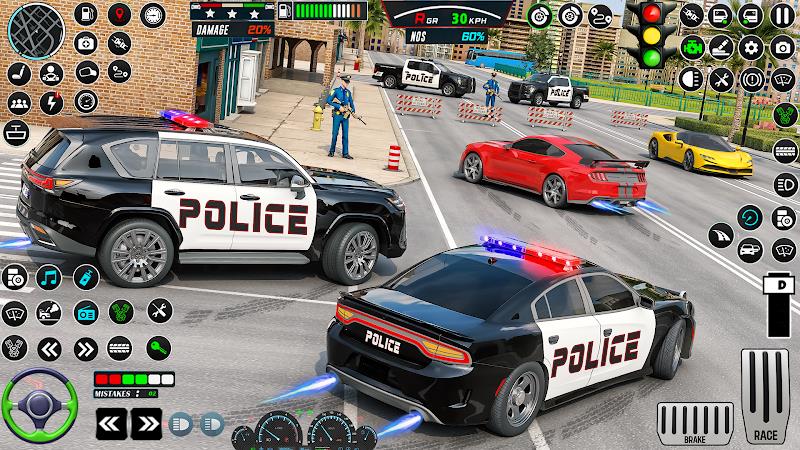 US Police Car Parking - King Captura de pantalla 2