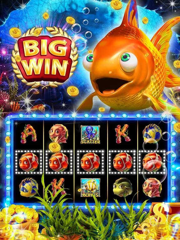 Goldfish Slots: Free Golden Casino Slot Machines Screenshot 1