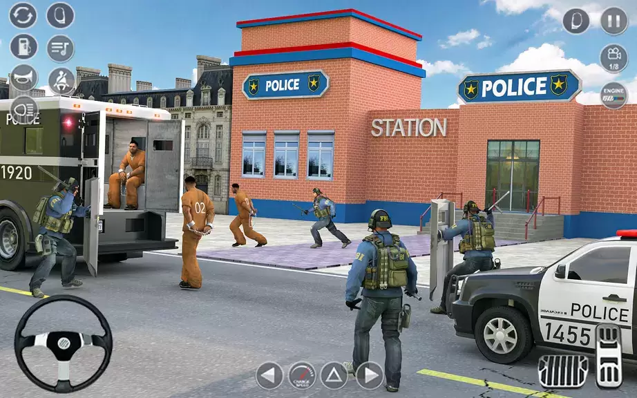 Police Car Driving Games 3D ภาพหน้าจอ 1