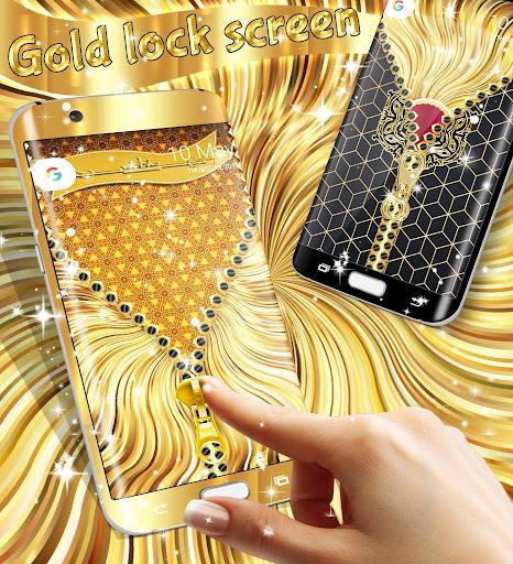 Gold lock screen ဖန်သားပြင်ဓာတ်ပုံ 2