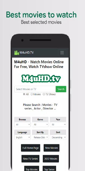 M4uHD - Movies and TV shows Ảnh chụp màn hình 3