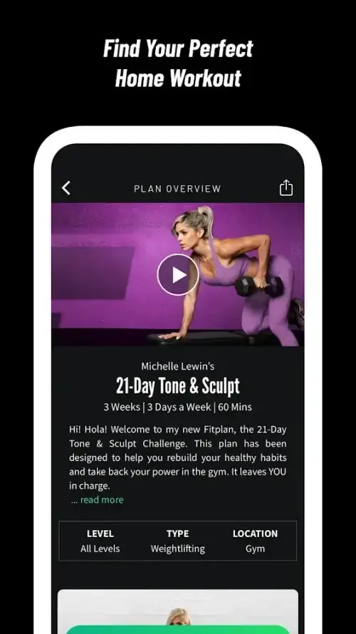 Fitplan Screenshot 2