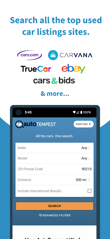 AutoTempest - Car search Screenshot 1