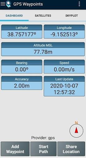 GPS Waypoints Скриншот 1