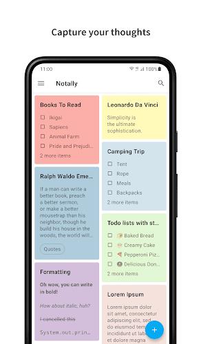 Notally - Minimalist Notes Скриншот 1