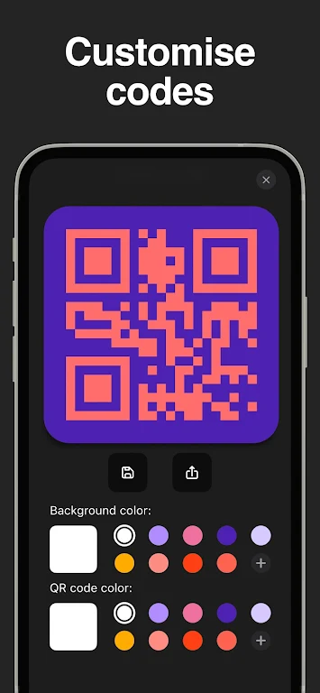 QR code Scanner & Creator ภาพหน้าจอ 2