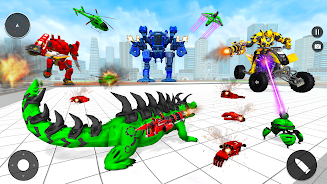 Animal Crocodile Robot Games Capture d'écran 3