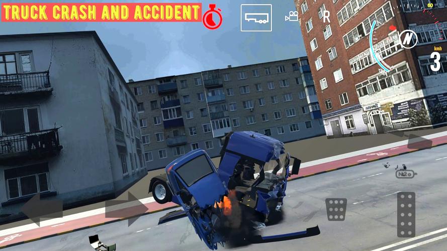 Truck Crash And Accident Tangkapan skrin 4