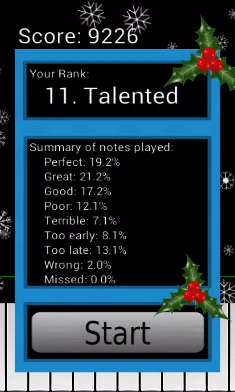 Christmas Piano Screenshot 2