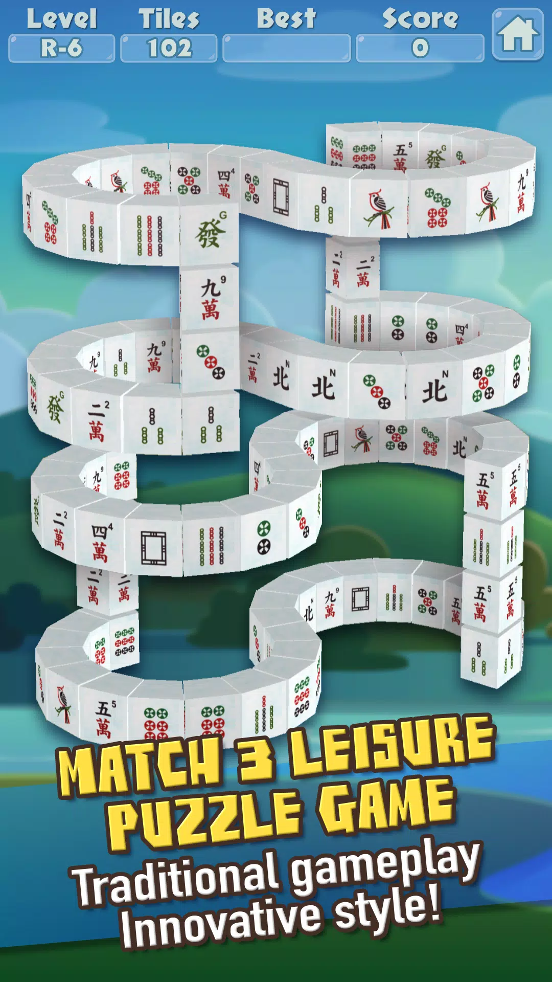 3D Mahjong Triple Tile Match 스크린샷 1