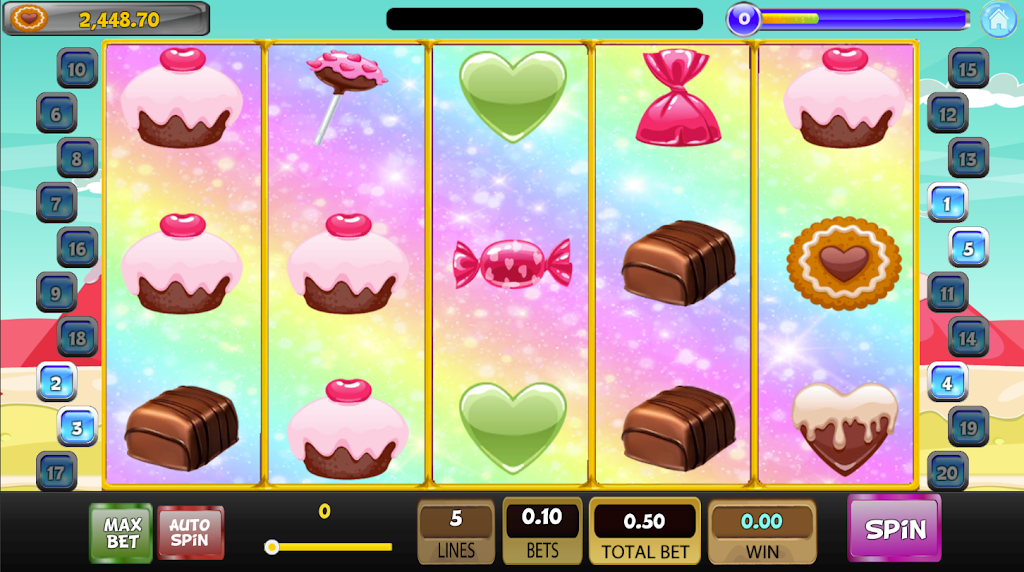 Candy Sweet Slot machine Capture d'écran 2