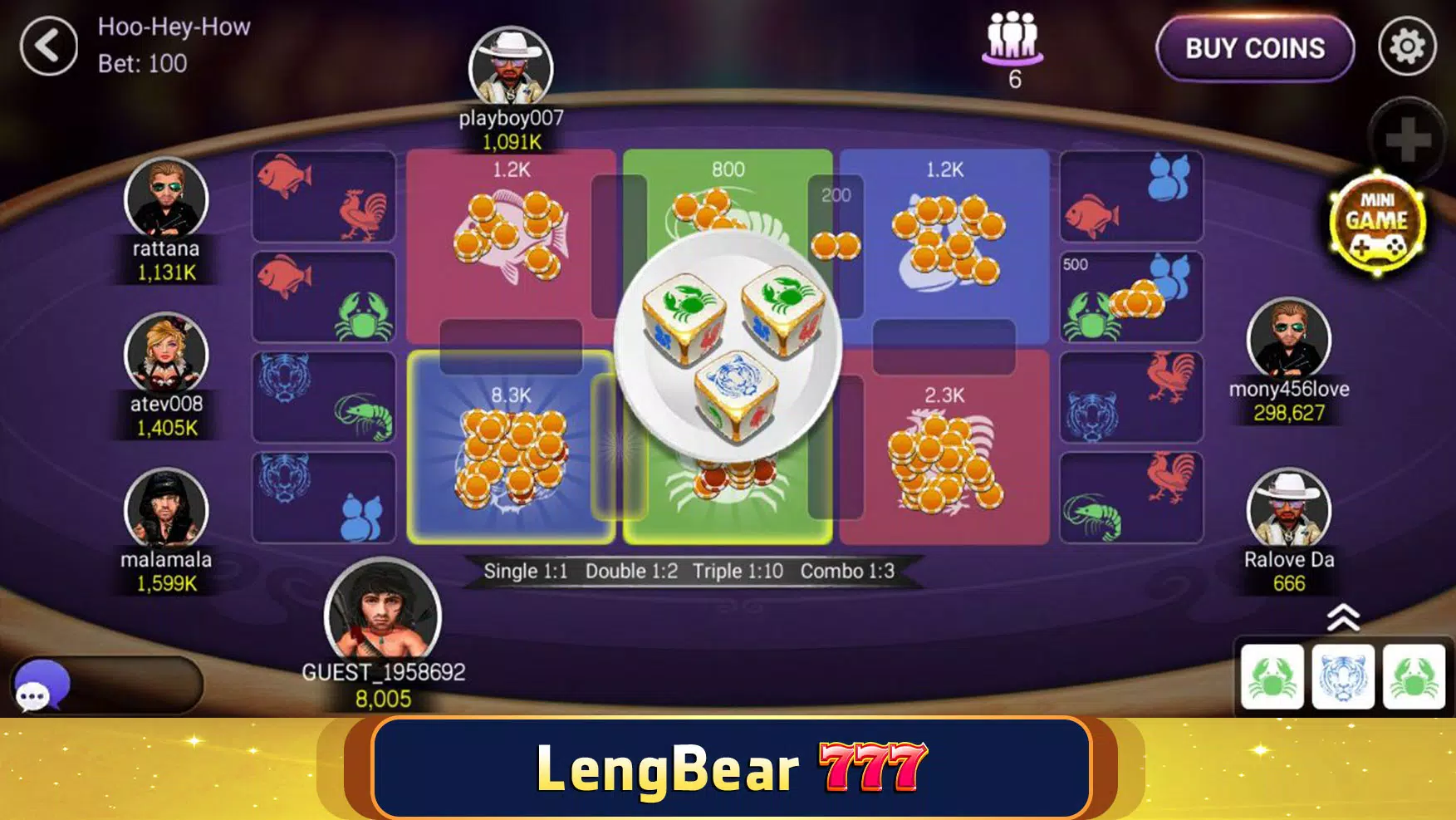 LengBear 777 - Khmer Games Capture d'écran 4