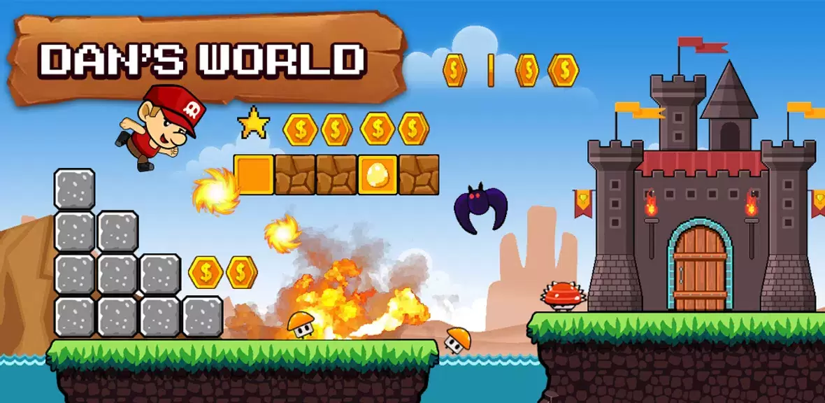 Schermata Super Dan's World - Run Game 1