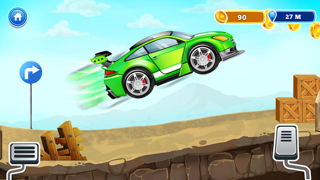 Uphill Races Car Game For Boys Captura de pantalla 3