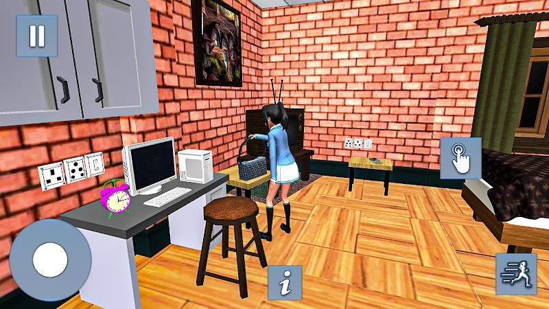 Anime Games: Office Girl Sim Screenshot 2