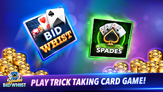 Spades: Bid Whist Classic Game Captura de pantalla 1