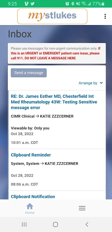 mystlukes Patient Portal ภาพหน้าจอ 2