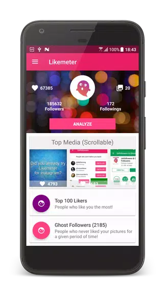 Likes & Ghost Followers for Instagram Screenshot 1