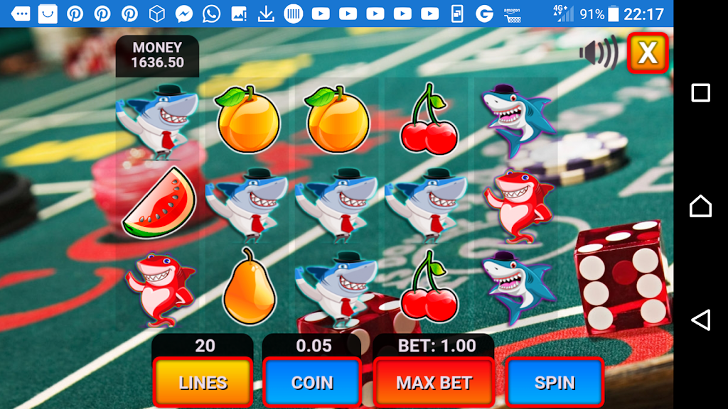 shark fruit casino slots machines 스크린샷 3