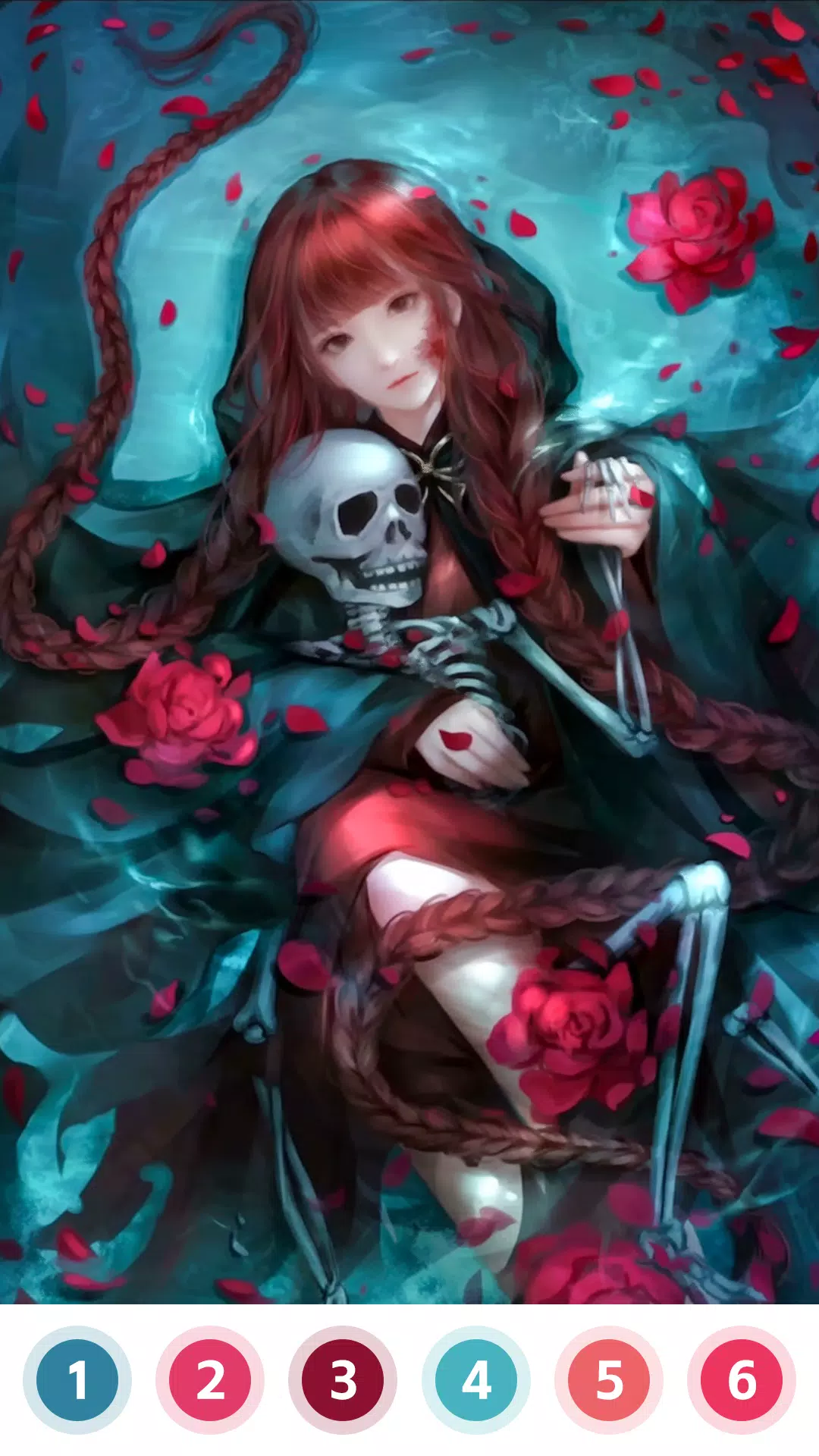 Love & Death Paint by Number Zrzut ekranu 2