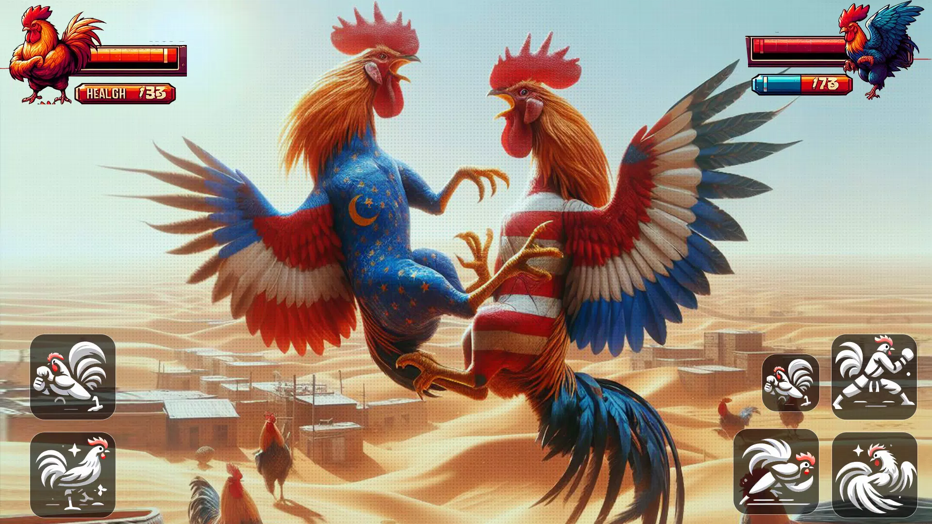 Street Rooster Fight Kung Fu Captura de pantalla 2