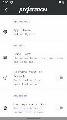 Font Viewer - Preview Fonts স্ক্রিনশট 3