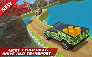 Offroad US Army Truck Driving Capture d'écran 1