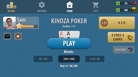 Kindza Poker - Texas Holdem स्क्रीनशॉट 4