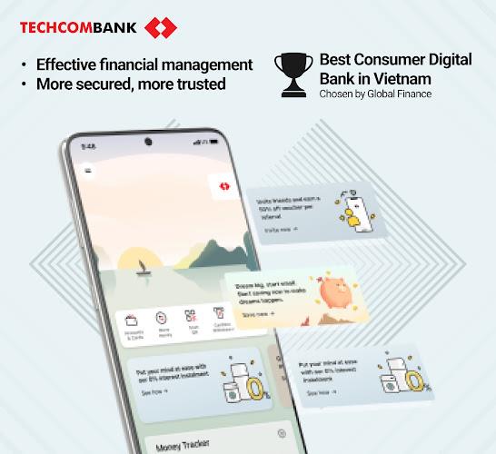 Techcombank Mobile Ảnh chụp màn hình 1