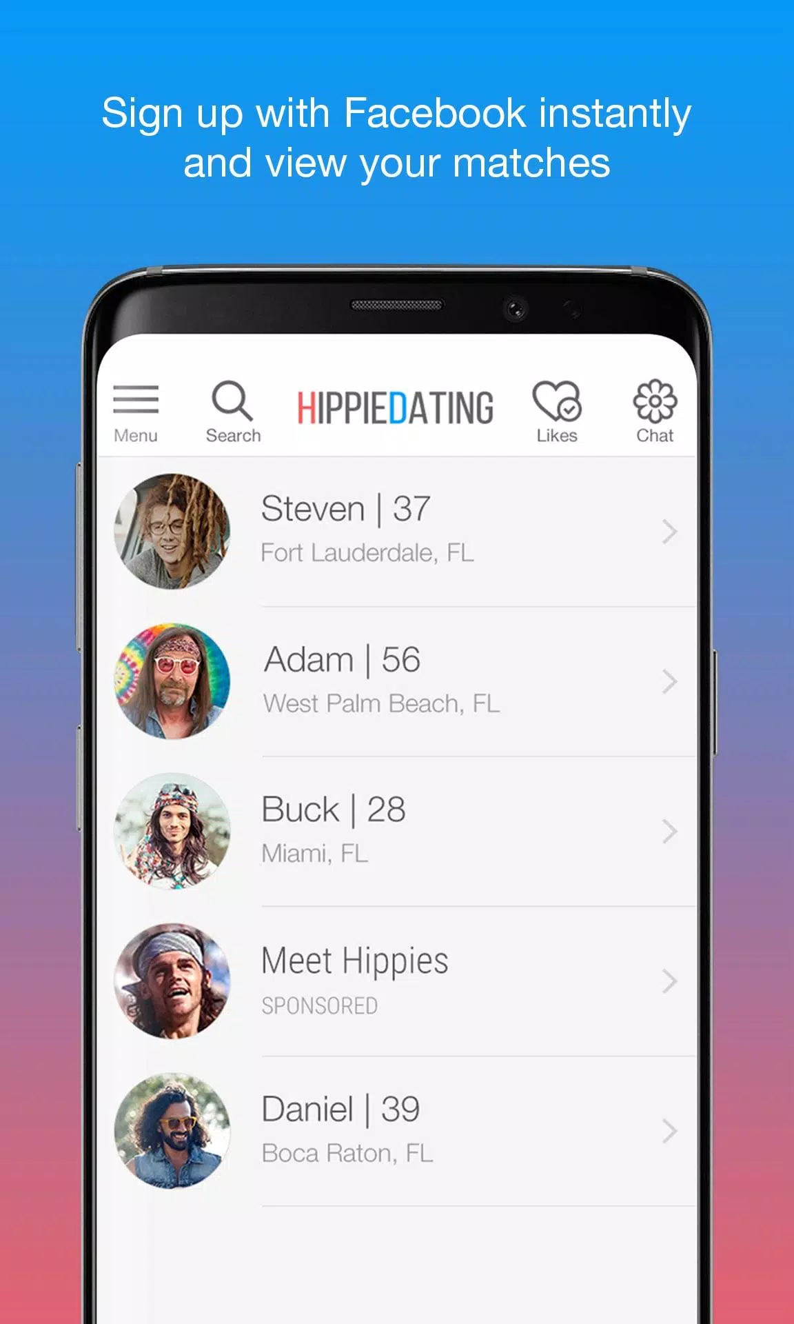 Hippie Dating Screenshot 1