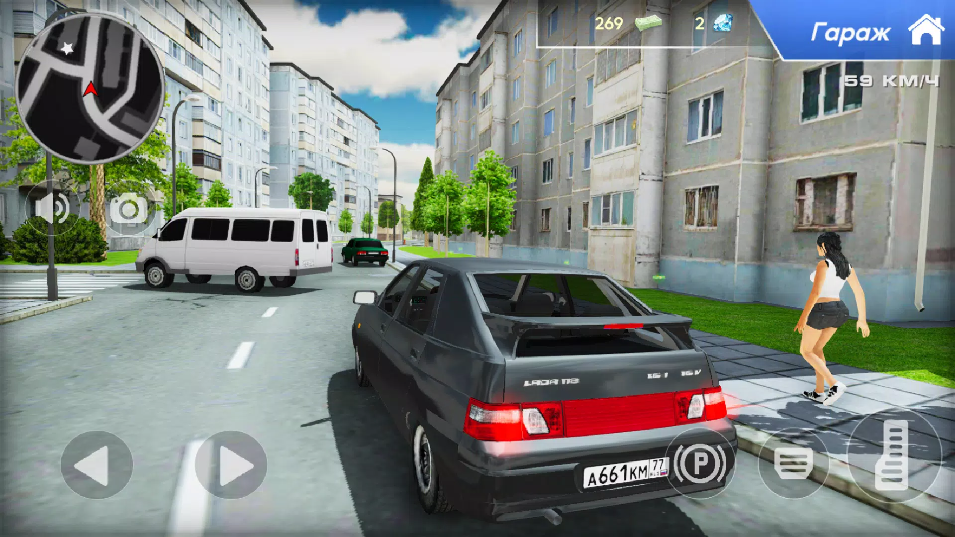 Lada 2112 Village City Driving Screenshot 3