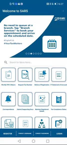 SARS Mobile eFiling ภาพหน้าจอ 3