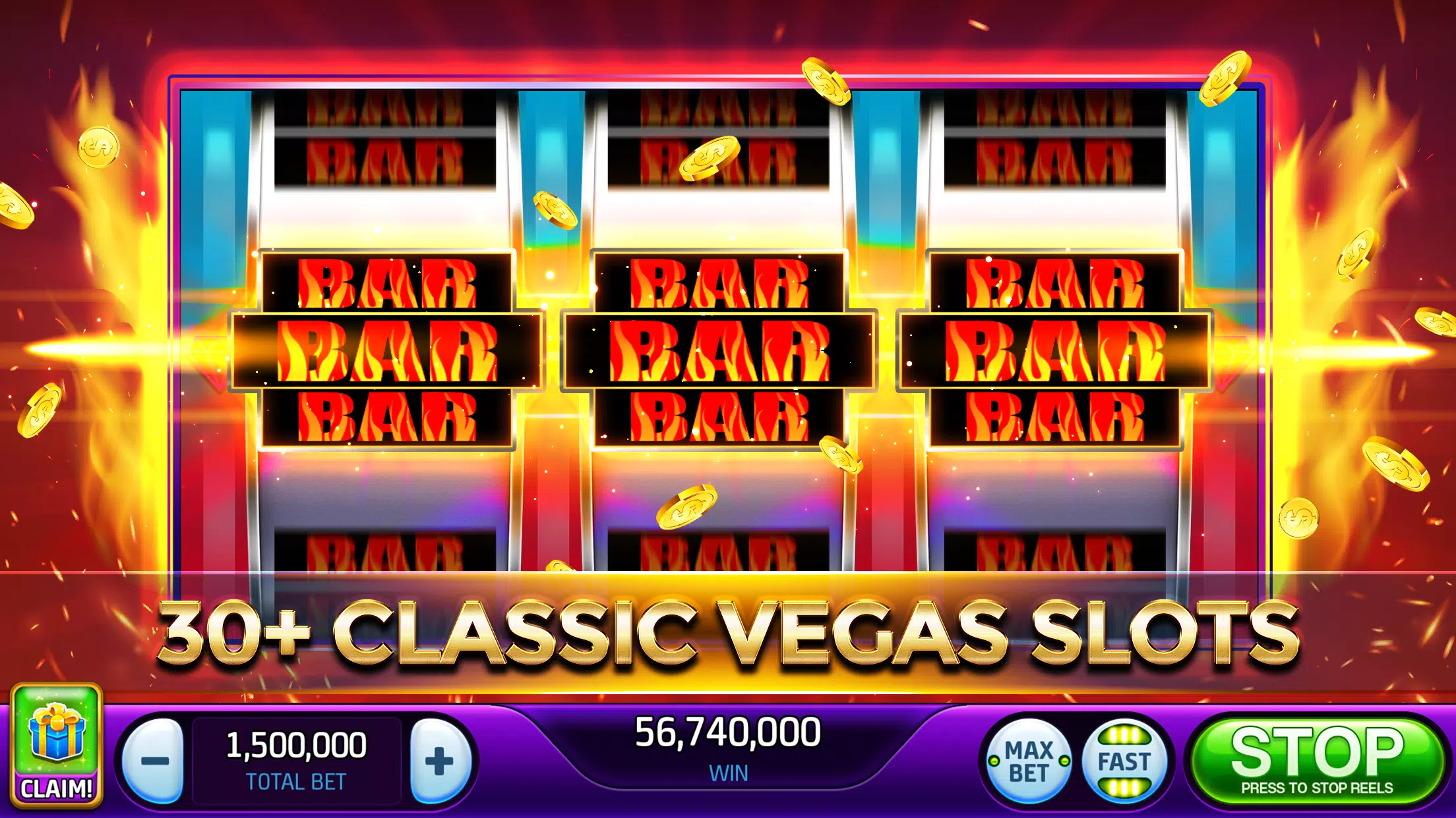 Vegas Classic Slots—777 Casino Ảnh chụp màn hình 1