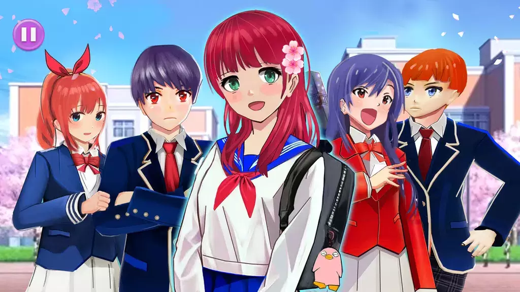 Anime High School Life Zrzut ekranu 4