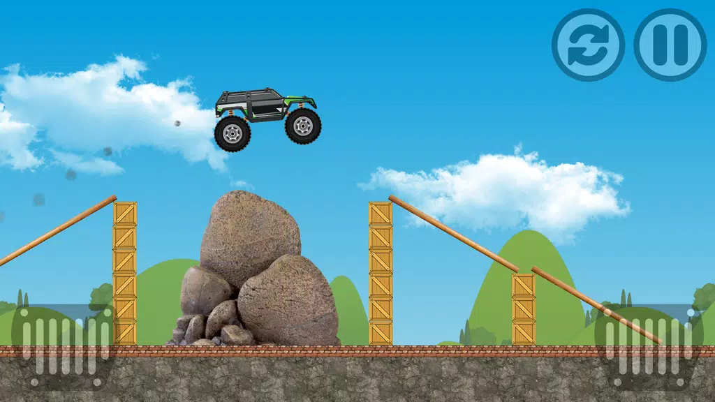 Monster Truck Racing Game Captura de tela 1