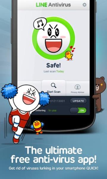 LINE Antivirus ဖန်သားပြင်ဓာတ်ပုံ 1