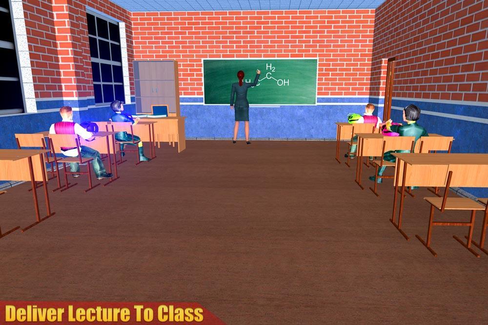 Virtual High School Teacher 3D स्क्रीनशॉट 3