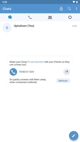 Zangi Private Messenger Screenshot 3