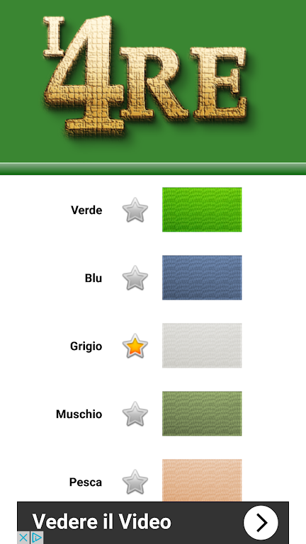 Schermata Solitario I 4 Re 2