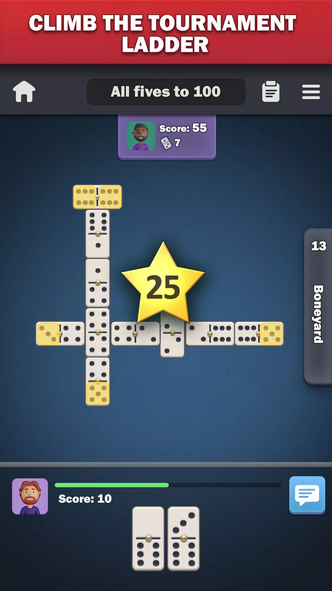 Dominoes online - play Domino! Captura de pantalla 3