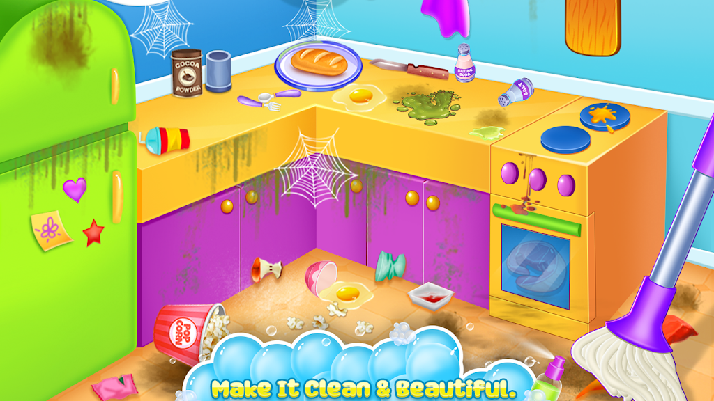 Home cleaning game for girls Screenshot 1