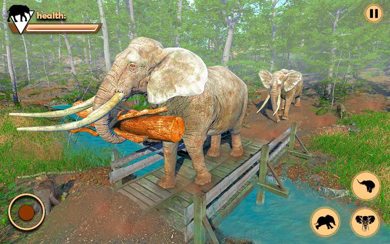 Elephant Simulator Animal Game Captura de pantalla 3