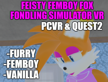 Feisty Femboy Fox Fondling Simulator VR 스크린샷 1