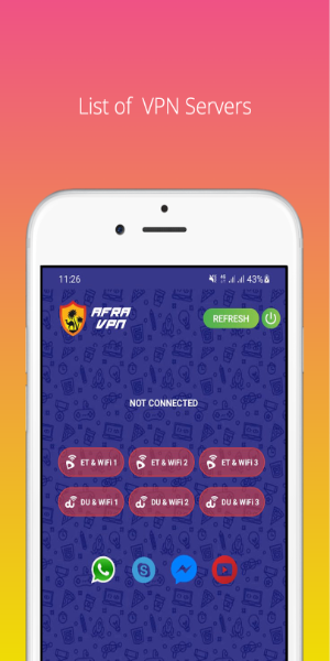 Afra VPN - Fast and Safe スクリーンショット 3